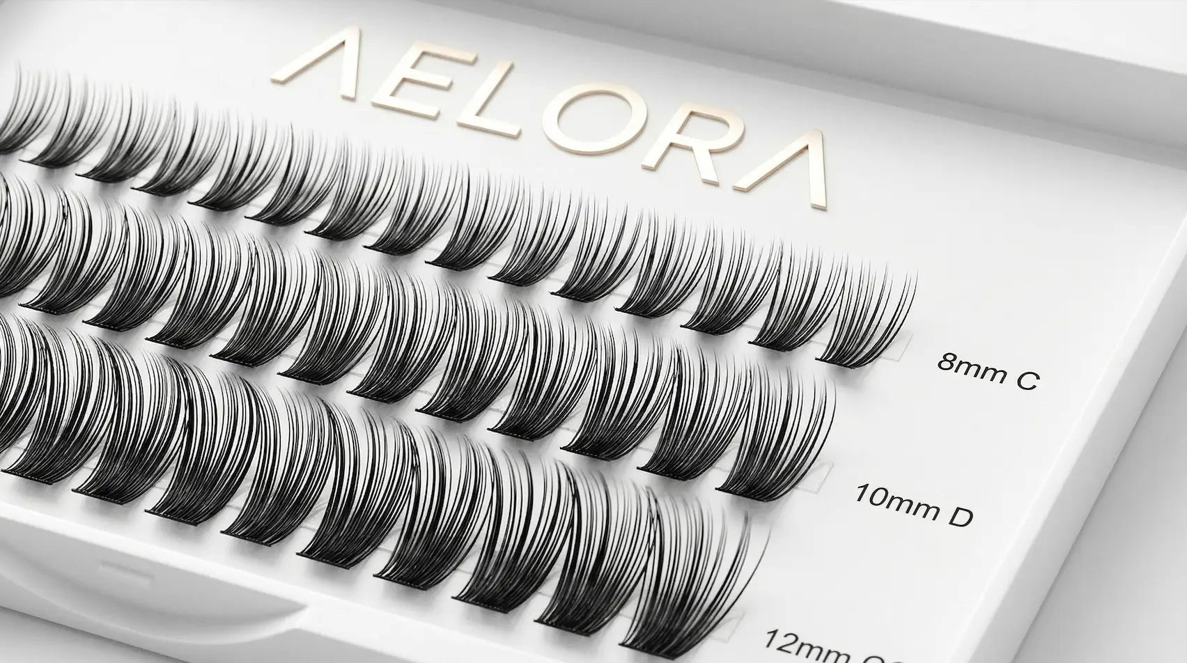 AELORA™ Elite Clusters: Professional DIY Lash Extension System