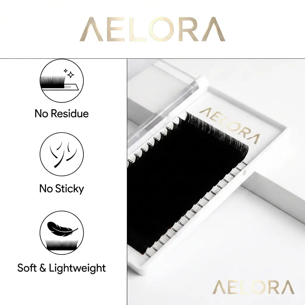 Cashmere Eyelash Extensions-12 Rows